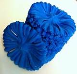 Высечка цветка гвоздики синий