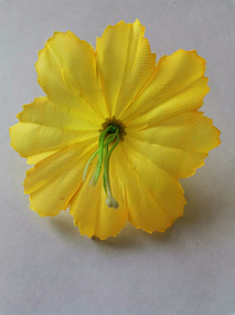 Голова цветка Колокольчик желтый 