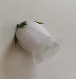 Бутон розы белый